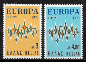 filatelia colección Europa Grecia 1972