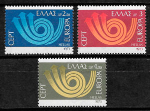 filatelia colección Europa Grecia 1973