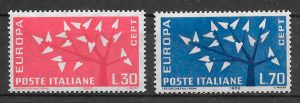 filatelia Europa Italia 1962