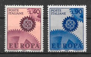 filatelia colección Europa Italia 1967