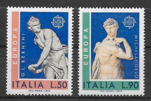 filatelia Europa Italia 1974