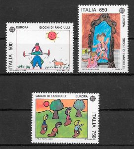 filatelia Europa Italia 1989