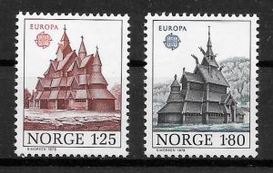 colección sellos Europa Noruega 1978