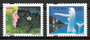 coleccion sellos Europa Polonia 1997