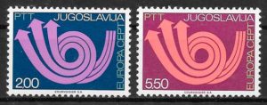 sellos Europa Yugoslavia 1973