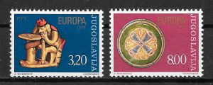 sellos Europa Yugoslavia 1976