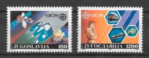 colección sellos Europa Yugoslavia 1988