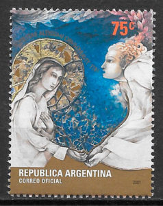 sellos navidad Argentina 2001