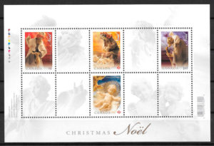 coleccion sellos navidad Canada 2009