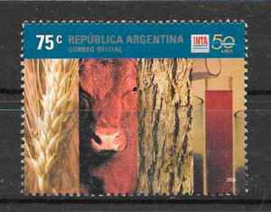 filatelia colección frutas Argentina 2006