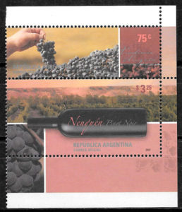 colección selos frutas Argentina 2007