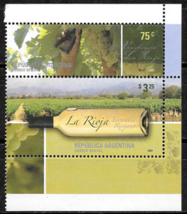 colección selos frutas Argentina 2007