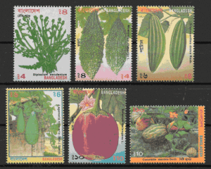 filatelia frutas Bangladesh 1994