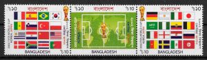 sellos fútbol Bangladesh 2002