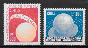 sellos fútbol Chile 1974