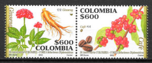 colección sellos frutas Colombia 2012