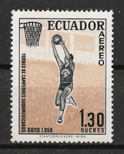 sellos fútbola Ecuador 1958