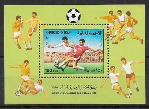 sellos fútbol Iraq 1982