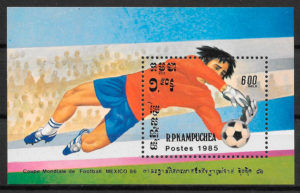 selos fútbol Kampuchea 1985