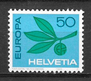 filatelia Europa Suiza 1965