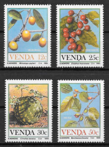 filatelia frutas Venda 1985