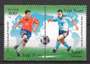 sellos futbol Viet Nam 2001