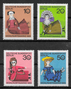 colección sellos temas varios Alemania Berlin 1968