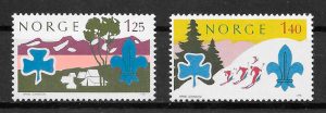 filatelia colección temas varios Noruega 1975