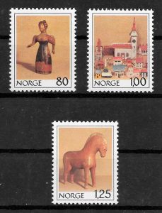 colección sellos temas varios Noruega 1978