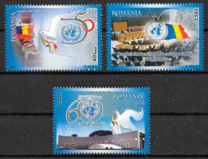 sellos temas varios Rumania 2005