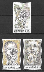 colección sellos temas varios San Marino 1980