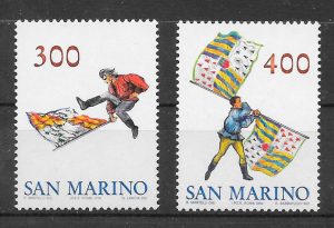 filatelia temas varios San Marino 1984