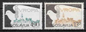 filatelia temas varios Yugoslavia 1980