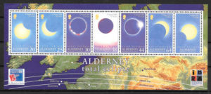 colección sellos espacio Alderney 1999