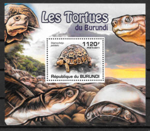 sellos fauna Burundi 2011