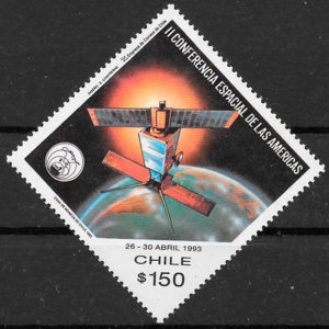 filatelia espacio Chile 1993