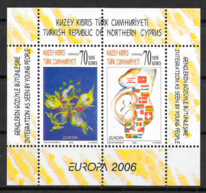 colección sellos Europa Chipre Turko 2006