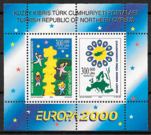 filatelia colección Europa Chipre Turco 2000