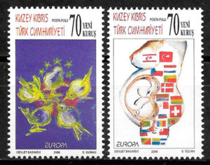 colección sellos Europa Chipre Turco 2006