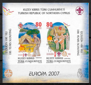 colección sello Europa Chipre Turco 2007