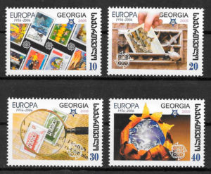 colección sellos Europa Georgia 2006