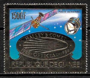 sellos espacio Guinea 1986