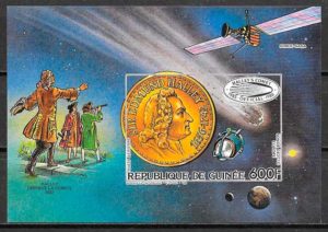 filatlia espacio Guinea 1986