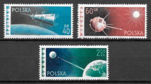 sellos espacio Polonia 1959