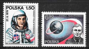 filatelia espacio Polonia 1978