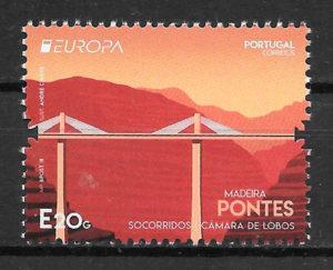 colección sellos Europa Portugal Madeira 2018