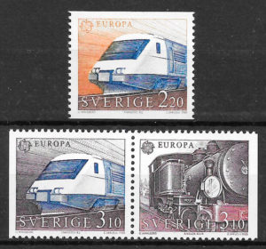 colección sellos Europa 1988 Suecia