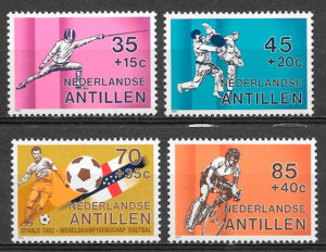 sellos deporte Antillas Holandesas 1982