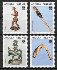 selos arte Angola 1994