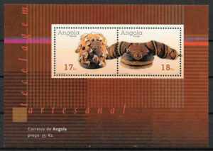 sellos arte Angola 2001